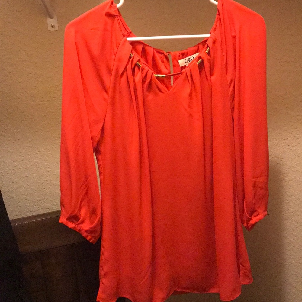 Cato Medium Blouse  Scarlet